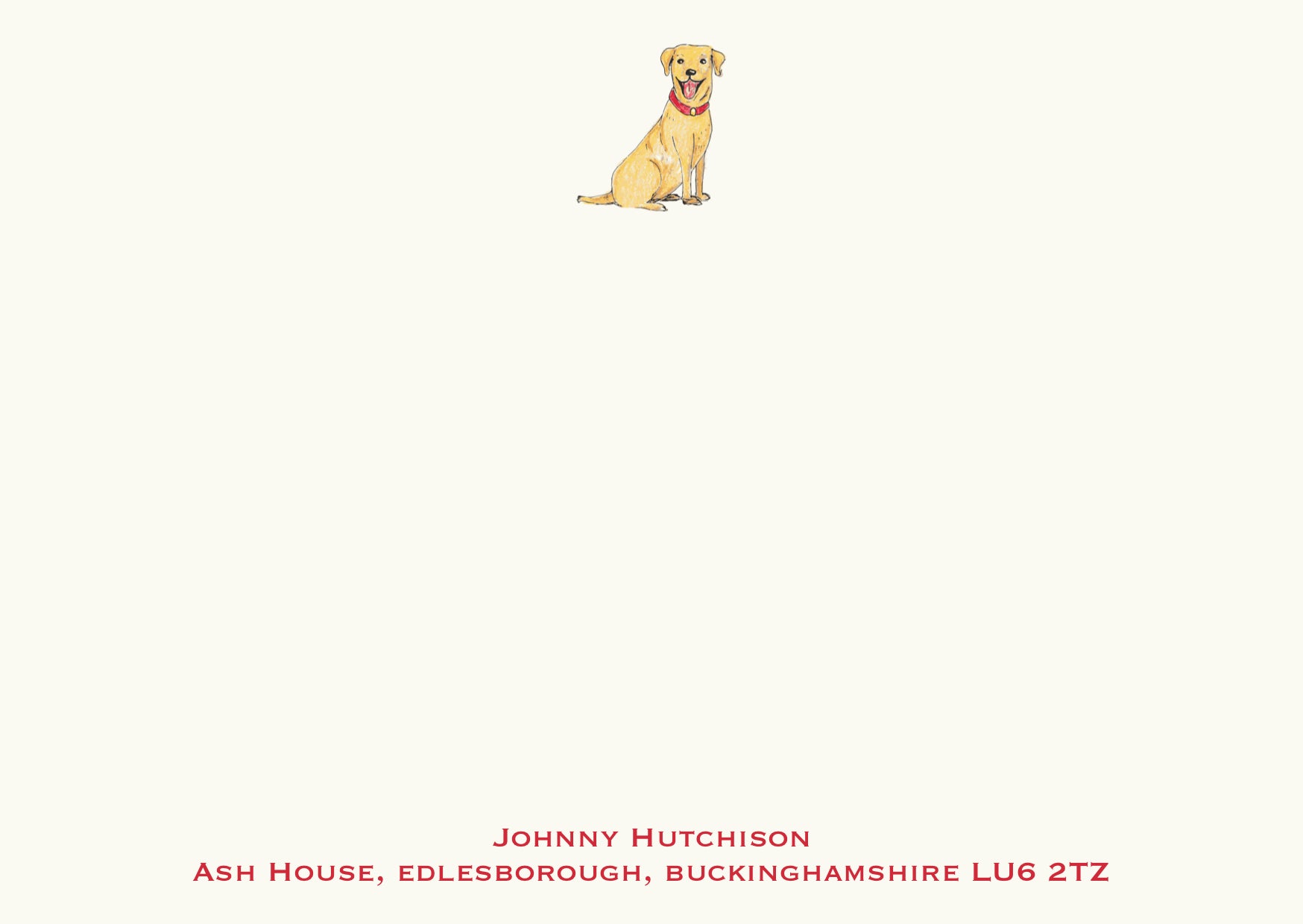 Labrador - Yellow Sitting