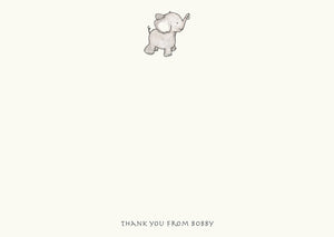 Elephant (Blue, Pink or Grey Options)