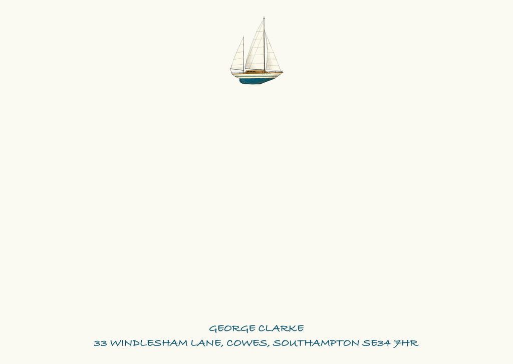 Sailboat - Blue