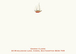 Sailboat - Red