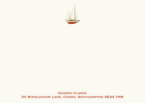 Sailboat - Red