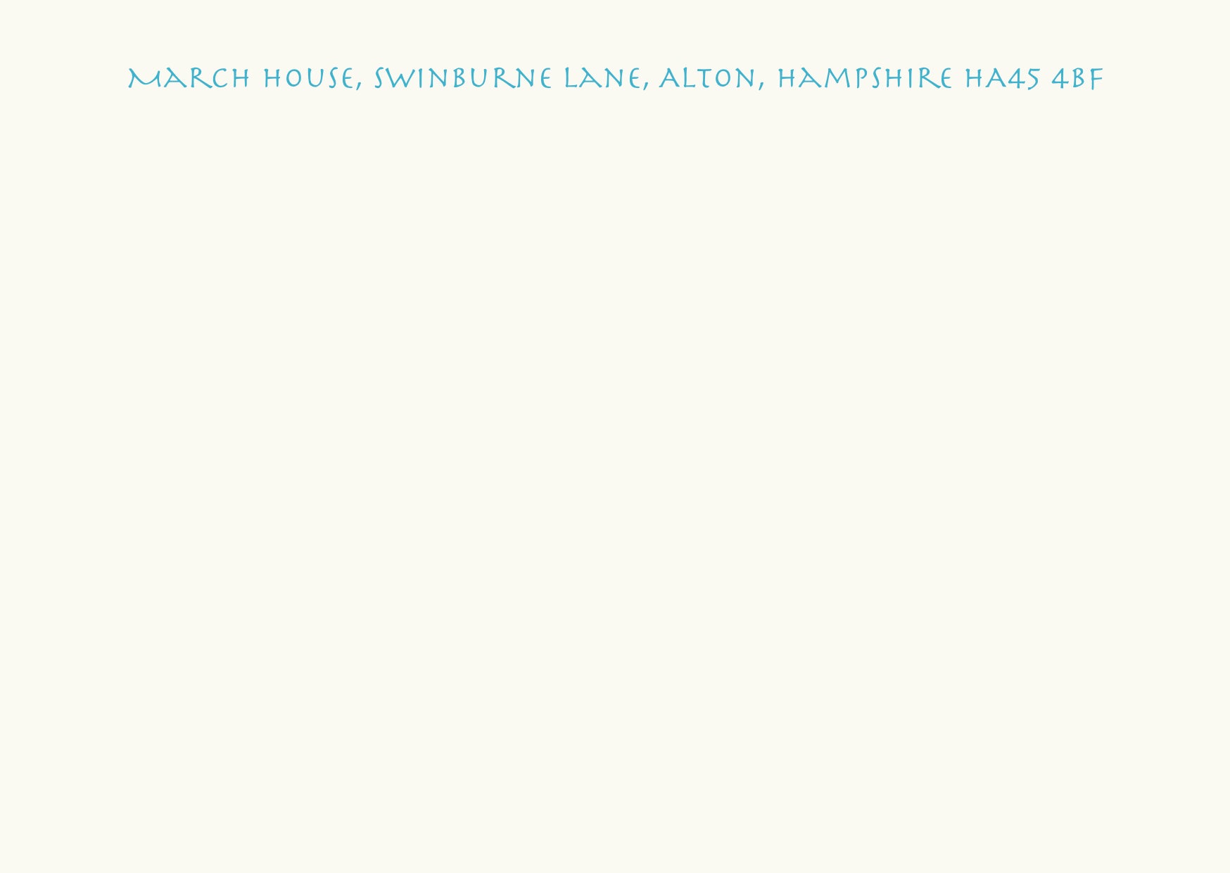 Text only - Top Layout 1 line